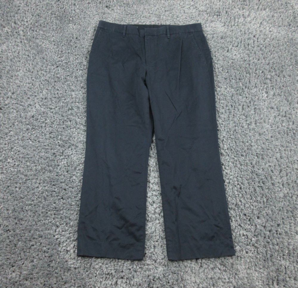 Bonobos Pants Mens 35x30 Blue Straight Cotton Chino 34x25.5* Altered